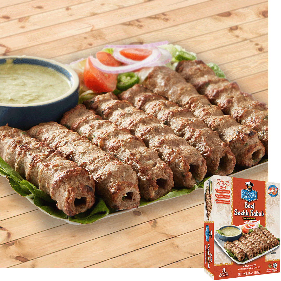 Colonel Kababz Beef Seekh Kabab