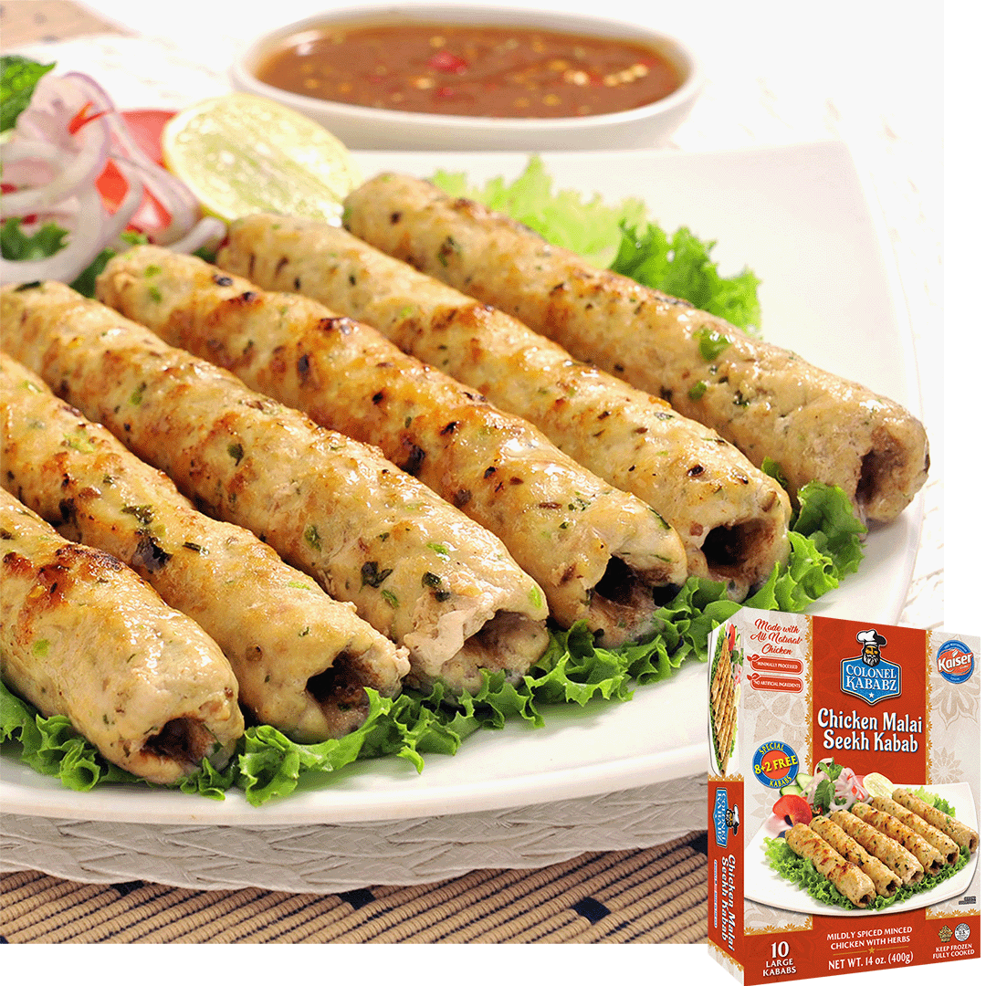 Colonel Kababz Chicken Malai Seekh Kabab