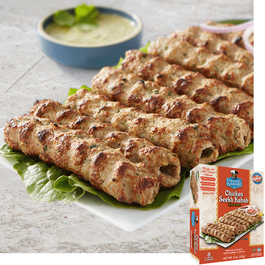 Colonel Kababz Chicken Seekh Kabab