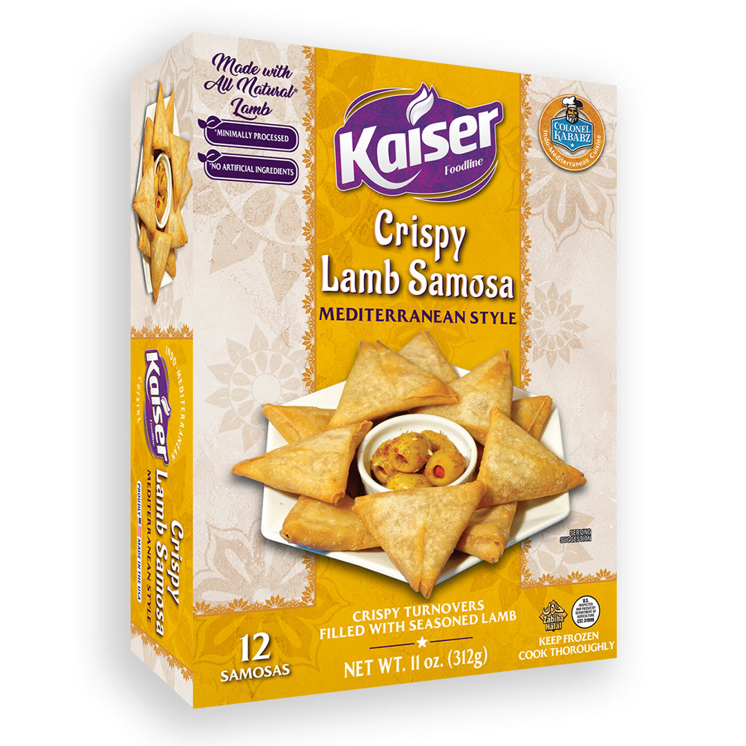 Kaiser Crispy Lamb Samosa (Mediterranean Style)