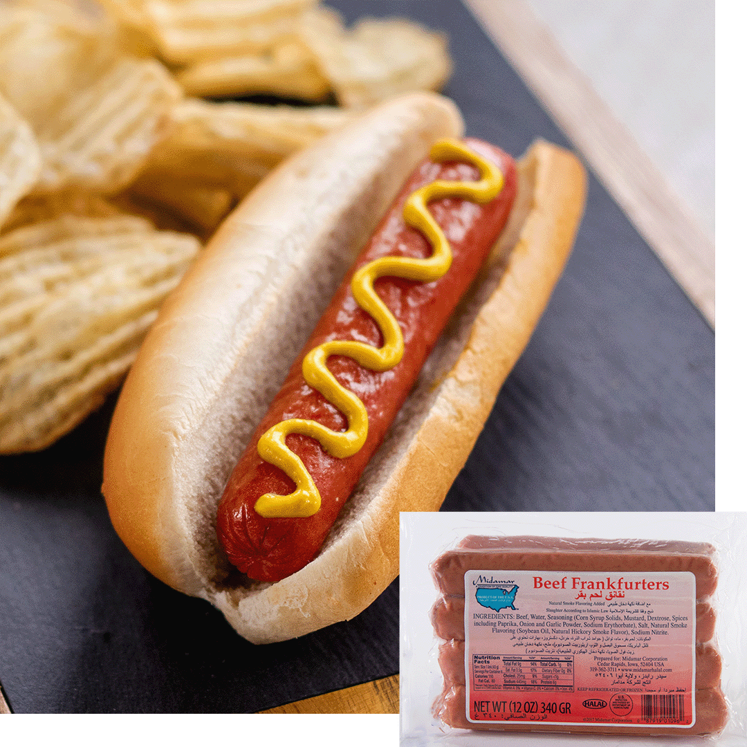Halal Premium Beef Frankfurter
