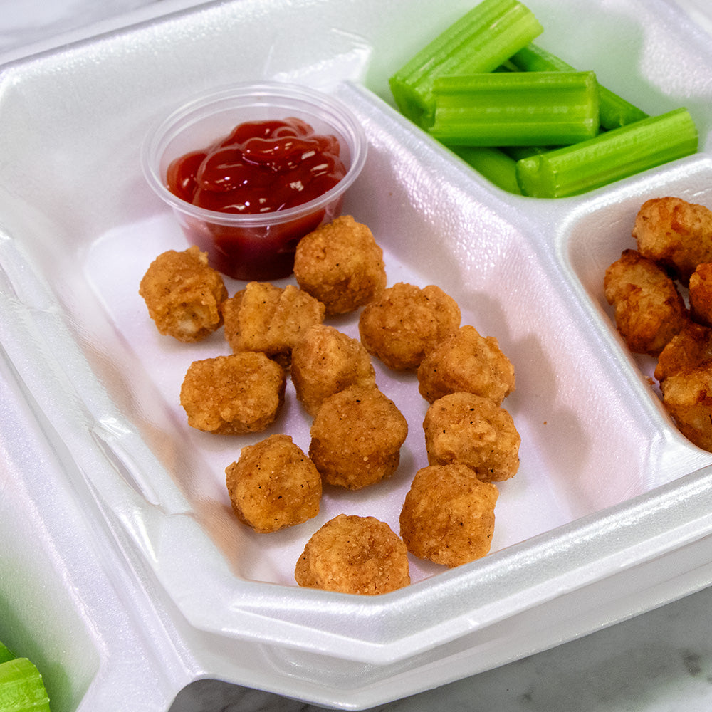 Halal Whole Grain Breaded Popcorn Chicken
