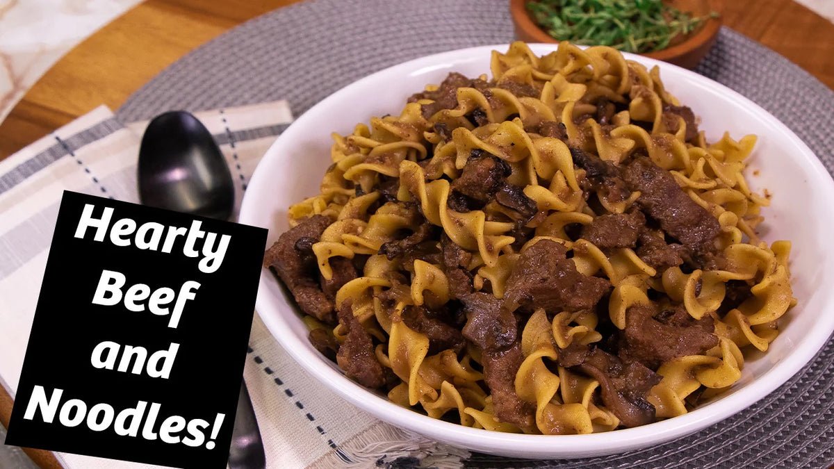 Hearty Beef and Noodles!