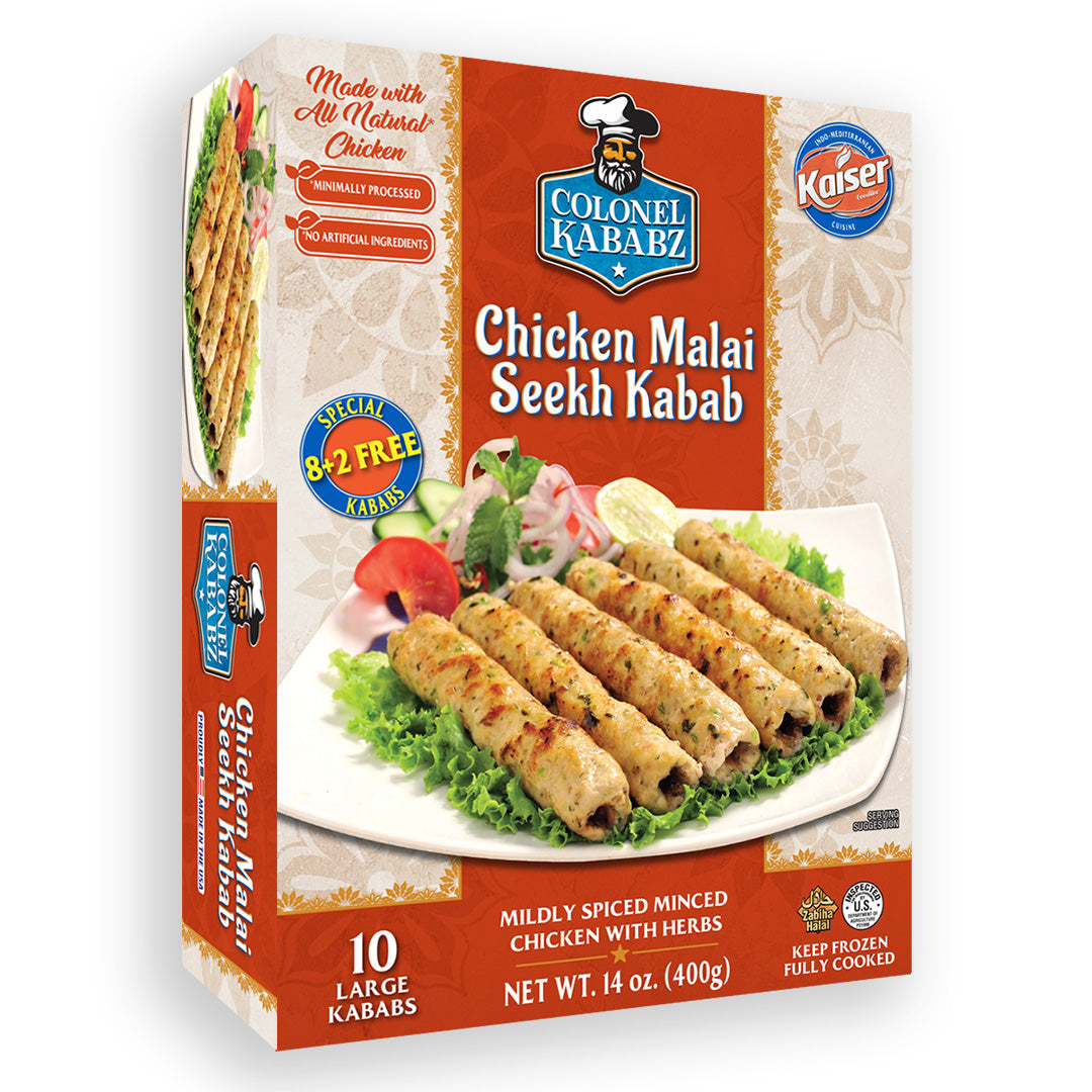 Colonel Kababz Chicken Malai Seekh Kabab