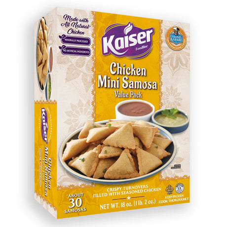 Kaiser Chicken Mini Samosa Value Pack