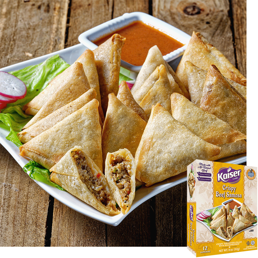 Kaiser Crispy Beef Samosa