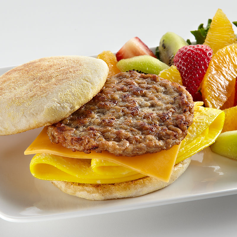 Halal Fully Cooked Beef Sausage Patties 1.5oz