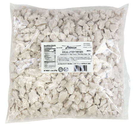 Halal Diced Chicken