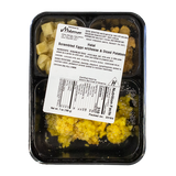 Halal Scrambled Eggs Meal Cheese & Potatoes