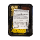 Halal Scrambled Eggs With Spanish Sauce & Potatoes Meal