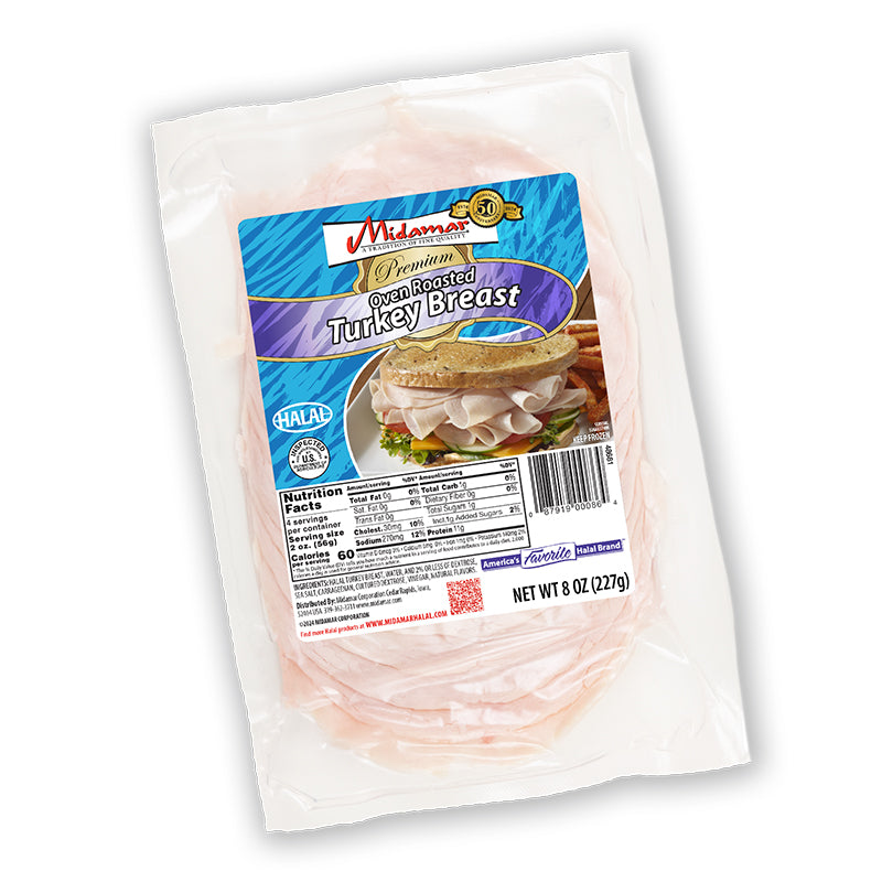 Halal Sliced Oven Roasted Turkey Breast