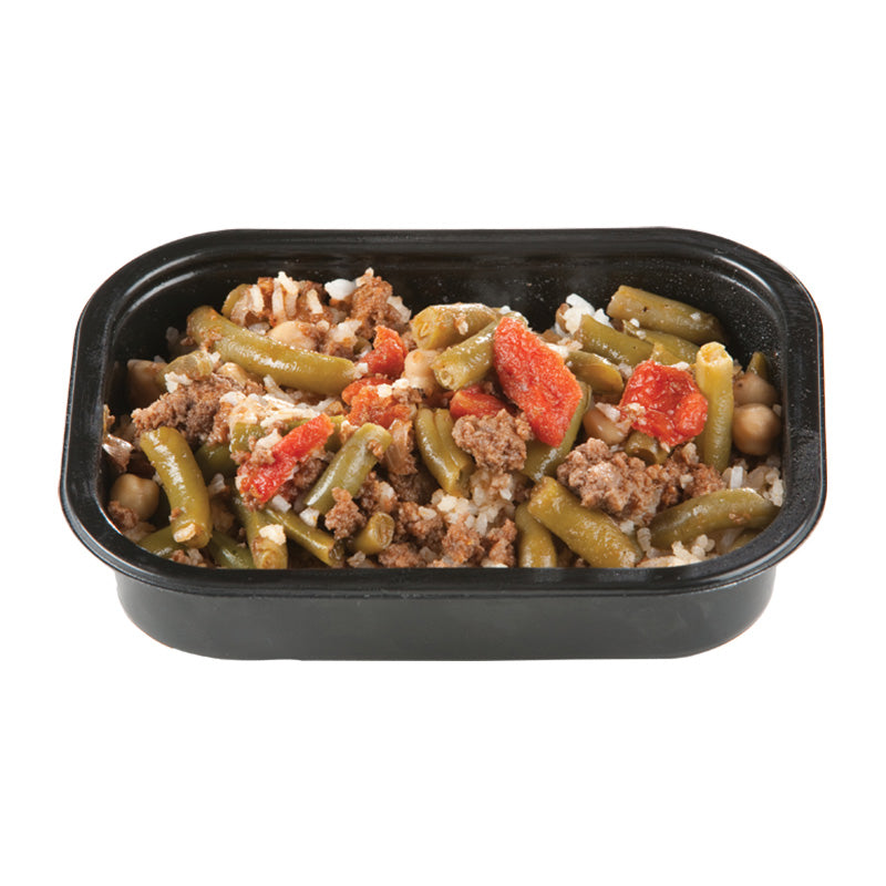 Halalthy™ Lubia Stew with Beef & Rice