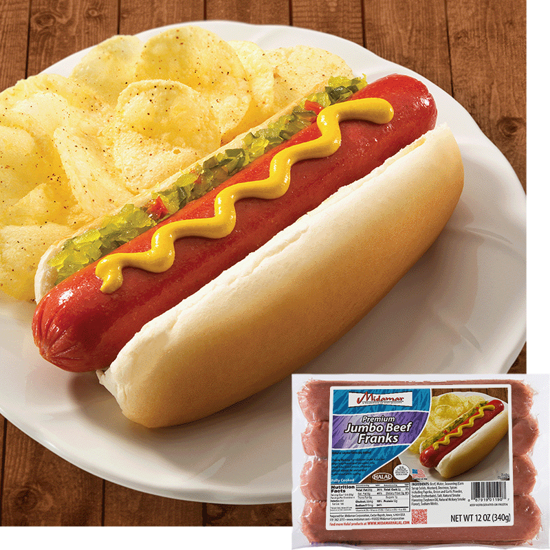 Halal Jumbo Beef Franks