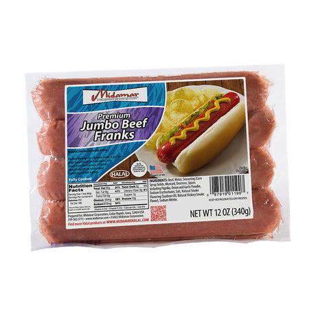 Halal Jumbo Beef Franks