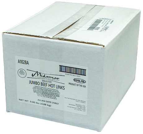 Halal Jumbo Beef Hot Links