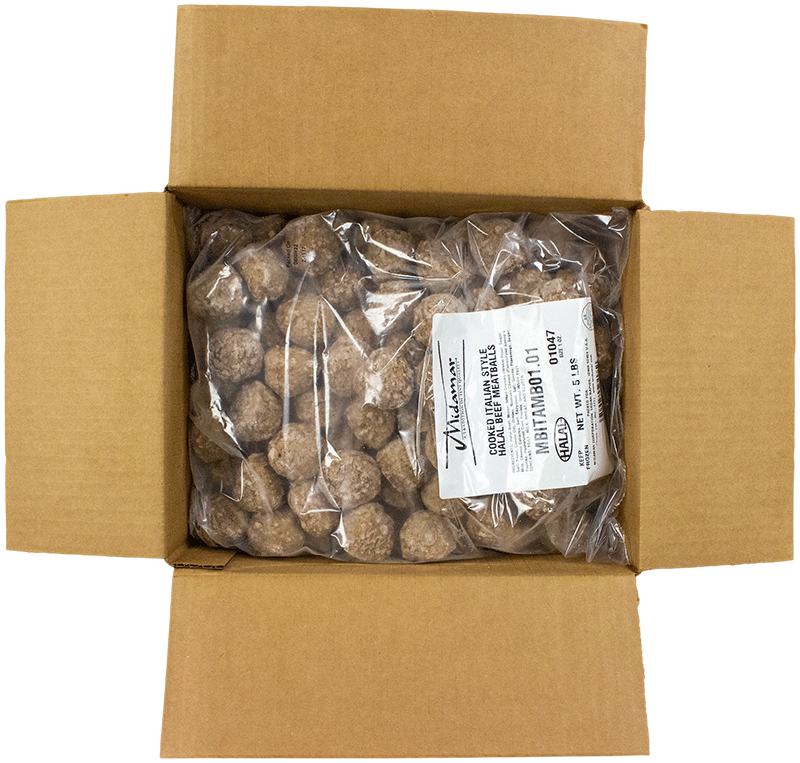 Halal Fully Cooked Italian-style Meatballs