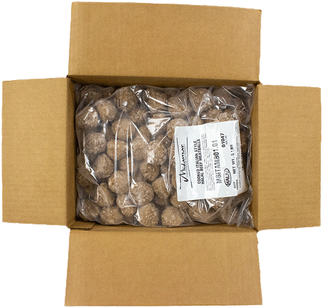 Halal Fully Cooked Italian-style Meatballs