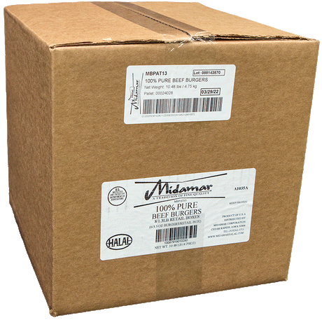 Halal 100% Pure Beef Burger 3.5oz