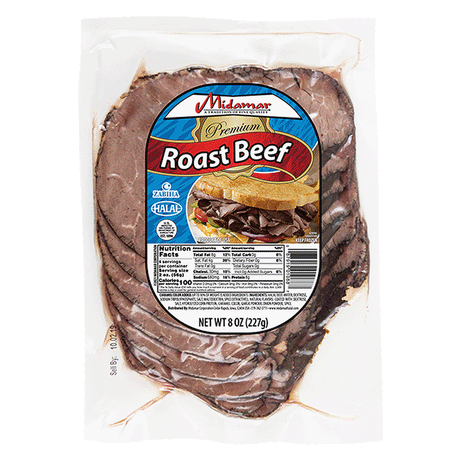 Halal Sliced Roast Beef
