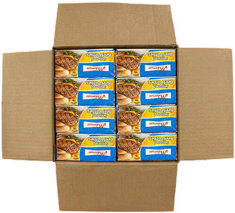 Halal Seasoned Beef Patties