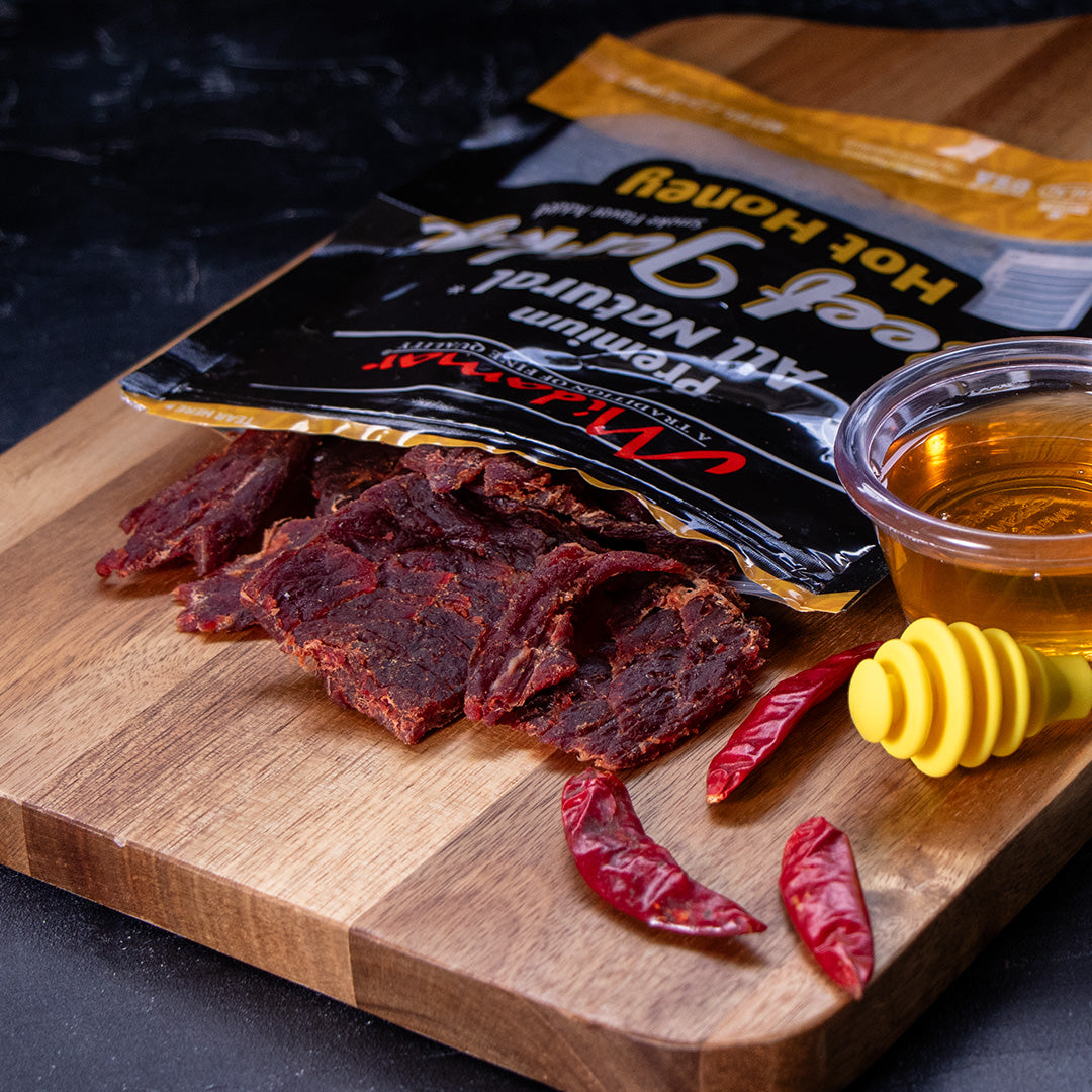 Midamar All Natural Halal Beef Jerky Hot Honey Midamarwholesale midamar-all-natural-halal-beef-jerky-hot-honey-midamarwholesale