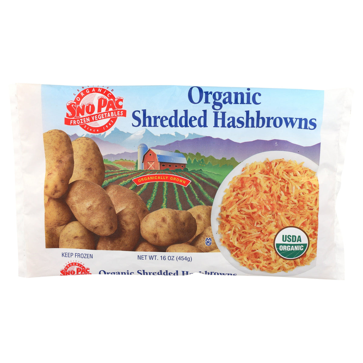 Sno Pac Organic Shredded Hashbrowns – midamarwholesale